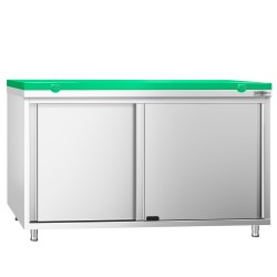 Meuble bas inox PREMIUM...