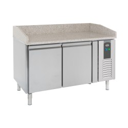 TABLE PRÉP POUR PIZZA 2 PORTES - 1510x800x1000 mm