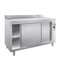 Meuble bas inox chauffant...
