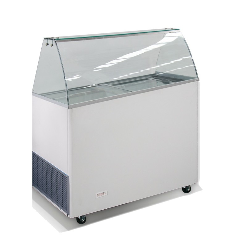 Congélateur - Vitrine à glace statique avec 6 paniers de 5 litres  -14°/-24°C