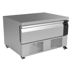 Soubassement réfrigéré positif et négatif - T° +1/+4 °C / -18/-21°C - 1 tiroir - 2 x  GN 1/1 -  Combisteel