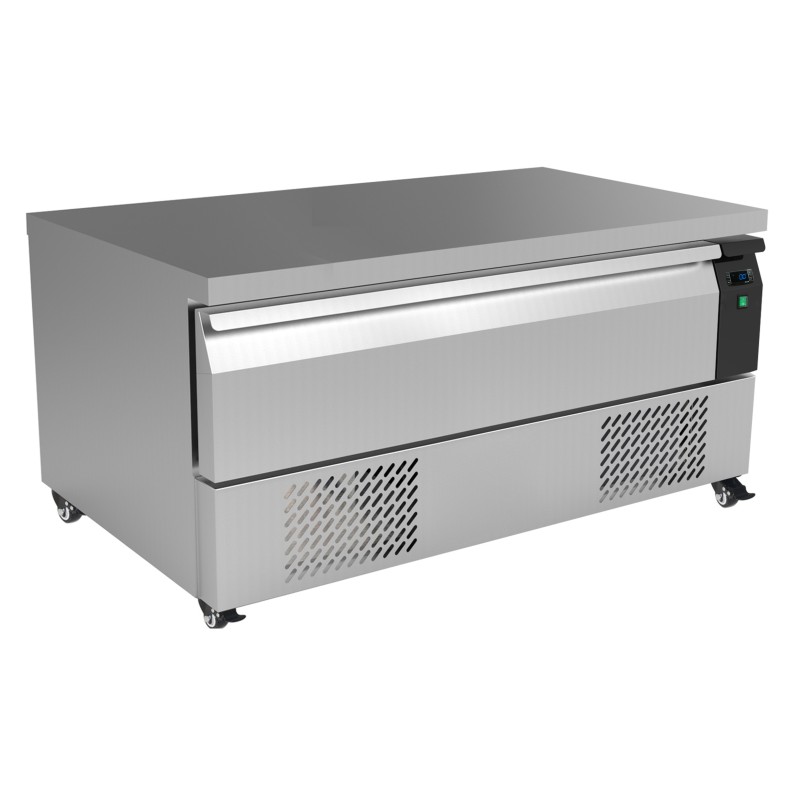 Soubassement réfrigéré positif et négatif - T° +1/+4 °C / -18/-21°C - 1 tiroir - 3 x  GN 1/1 -  Combisteel