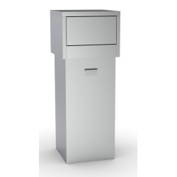 Poubelle snack inox - 80 litres