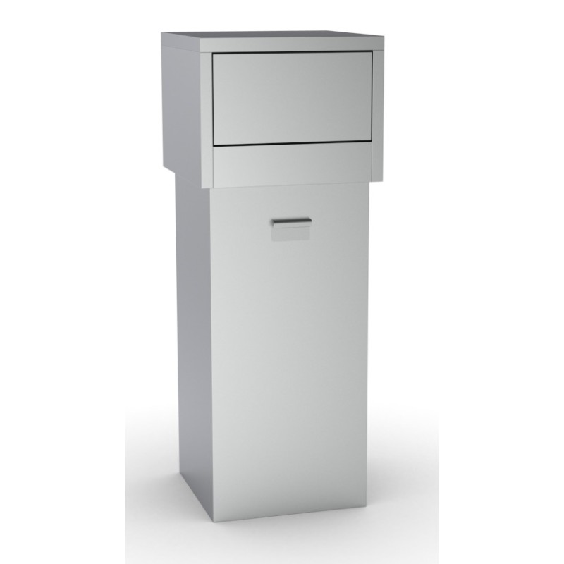 Poubelle snack inox - 80 litres