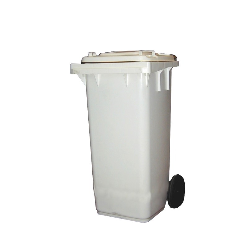 Poubelle mobile pour tri sélectif pour déchets résiduels - 120 litres
