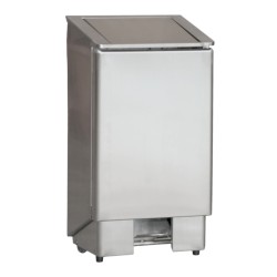 Poubelle cuisine inox - 90 litres