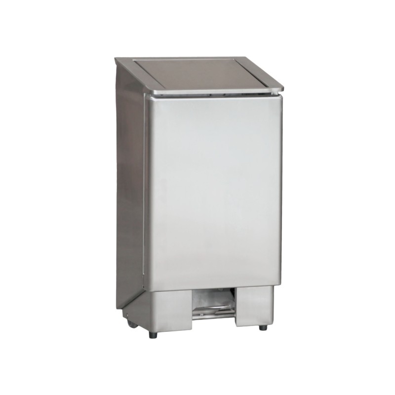 Poubelle cuisine inox - 90 litres