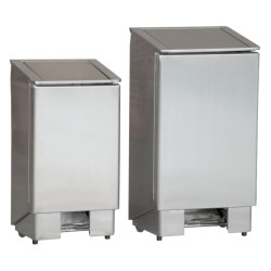 Poubelle cuisine inox - 90 litres