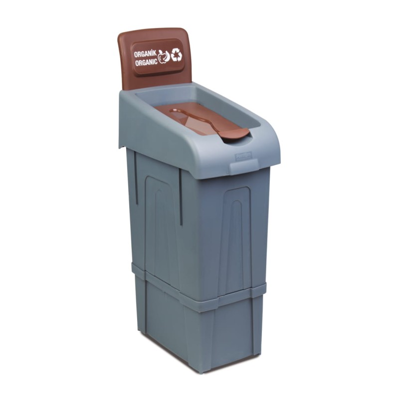 Poubelle pour tri sélectif déchets organiques - 80 litres