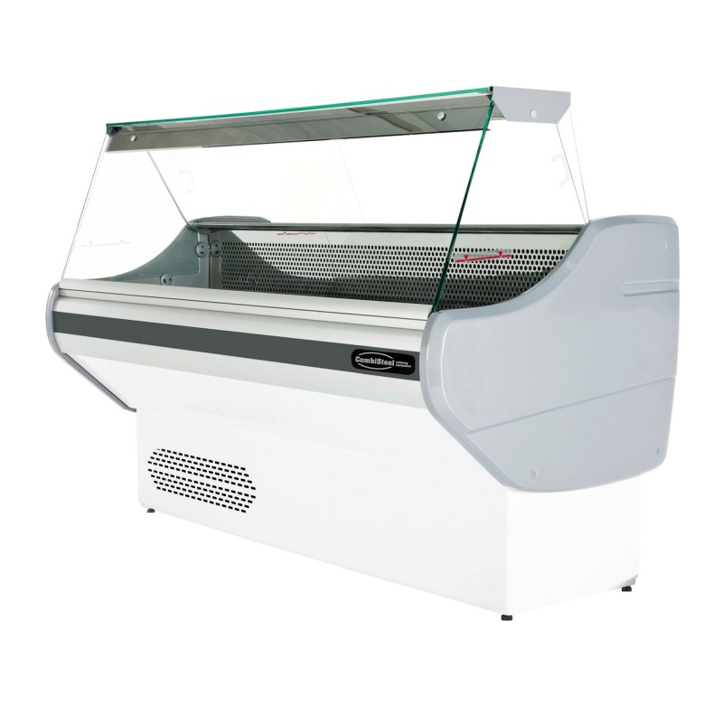 Vitrine réfrigérée statique blanche 1500 x 825 mm - T°+1°/+7°C - Combisteel