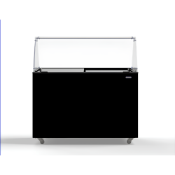 Vitrine à crème glacée Ténérife Noir - 8 x 5 litres
