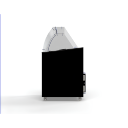 Vitrine à crème glacée Ténérife Noir - 8 x 5 litres