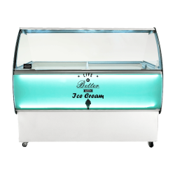 VITRINE À CREME GLACÉE BALI 9X5 LTR - 1192x825x1257 mm