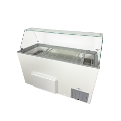 VITRINE À CREME GLACÉE JAVA 8x5 LTR - 1184x727x1229 mm