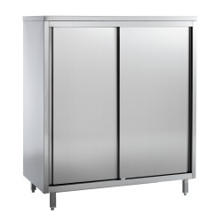 Armoire de rangement - 2 portes coulissantes - 4 niveaux - LARG 1200 - PROF.600