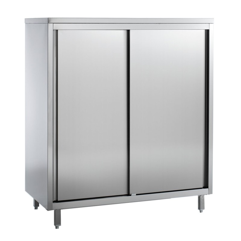 Armoire de rangement - 2 portes coulissantes - 4 niveaux - LARG 1200 - PROF.600