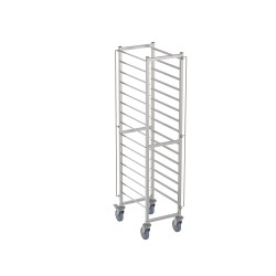 CHARIOTS DE DÉBRASSAGE DÉMONTABLE 2/1GN - 655x590x1785 mm