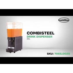 DISTRIBUTEUR DE BOISSONS 20L POUR TOUTES LES BOISSONS NEUTRES - 185x520x665 mm
