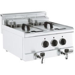 Friteuse électrique à poser 2 x 10 litres - Triphasé - Combisteel