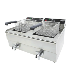 FRITEUSE POSABLE ÉLECTRIQUE 2X10 L - 690x560x380 mm