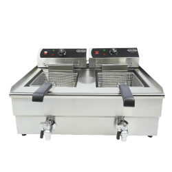FRITEUSE POSABLE ÉLECTRIQUE 2X10 L - 690x560x380 mm