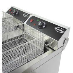 FRITEUSE POSABLE ÉLECTRIQUE 2X10 L - 690x560x380 mm