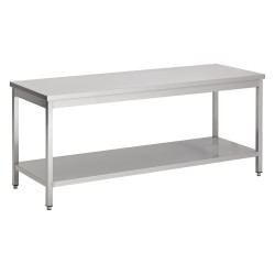 Table de travail centrale - Largeur 1300 mm - Prof 600 mm