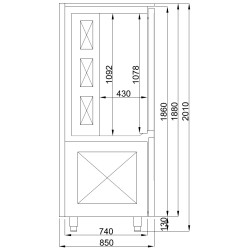 Cellule de refroidissement 15 niveaux GN 1/1 - Combisteel