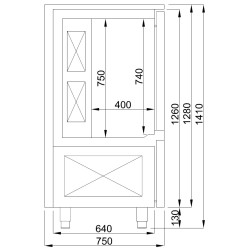 Cellule de refroidissement 10 niveaux GN 1/1 - Combisteel