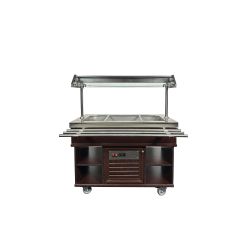 Buffet salad'bar chaud- 3 x GN 1/1 - T° +30/+90°C
