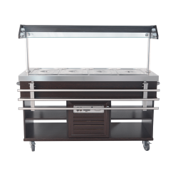 Buffet salad'bar chaud- 4 x GN 1/1 - T° +30/+90°C