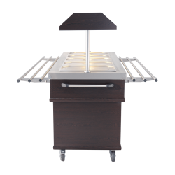 Buffet salad'bar chaud- 5 x GN 1/1 - T° +30/+90°C