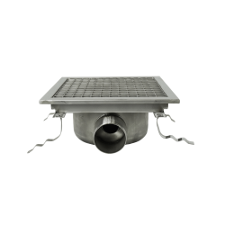 Grille d'évacuation caniveau de sol cuisine pro 300