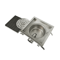 Grille d'évacuation caniveau de sol cuisine pro 300