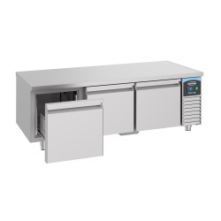 Soubassement réfrigéré 3 portes- Froid positif  - 1600 x 700 x 600 mm - Combisteel