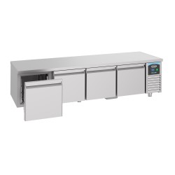 Soubassement réfrigéré 4 portes- Froid positif  - 2130 x 700 x 600 mm - Combisteel