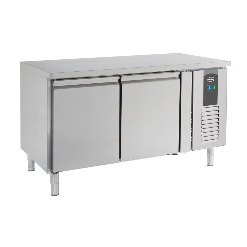Tour pâtissier positive 2 portes dessus inox - Prof 800 - Version 600 x 400