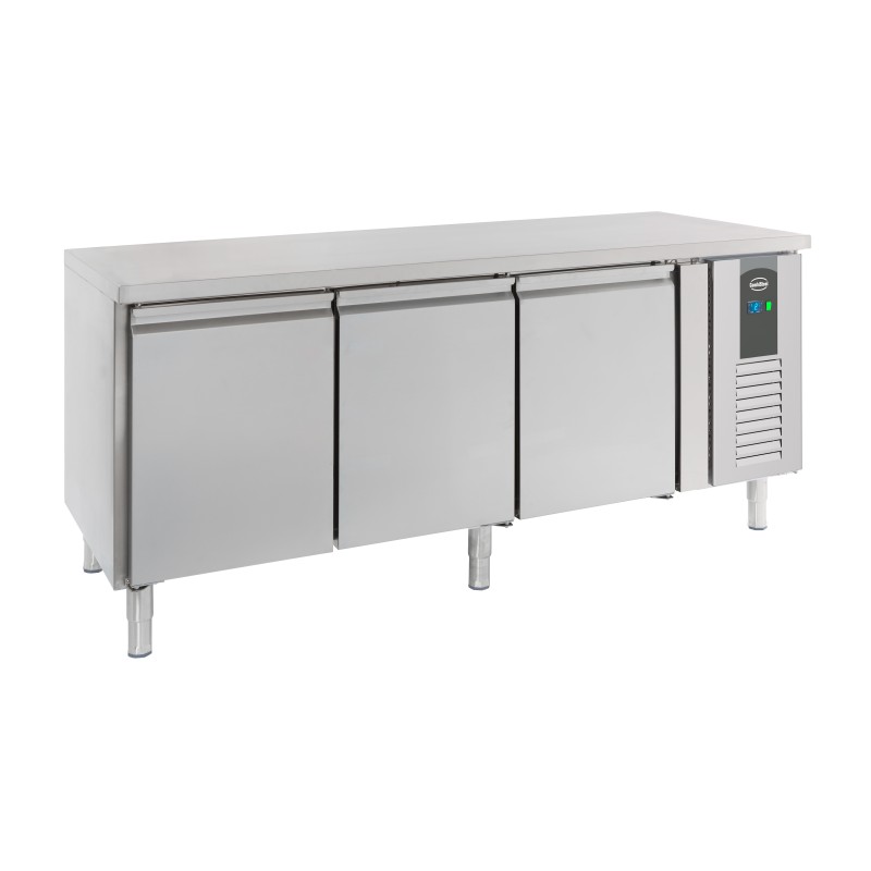 Tour pâtissier positive 3 portes dessus inox - Prof 800 - Version 600 x 400