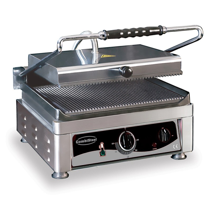 Grill panini professionnel rainurée-rainurée - Combisteel