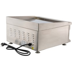 Plaque à snacker électrique lisse - Longueur 500 mm