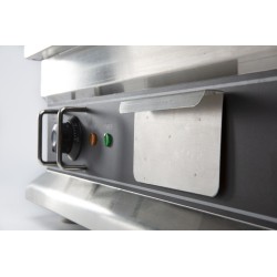 Plaque à snacker chrome lisse électrique - Monophasé - Combisteel
