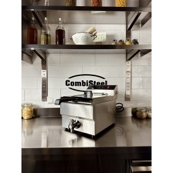 Friteuse électrique de table 8 litres - Monophasé - 3.3 kW -