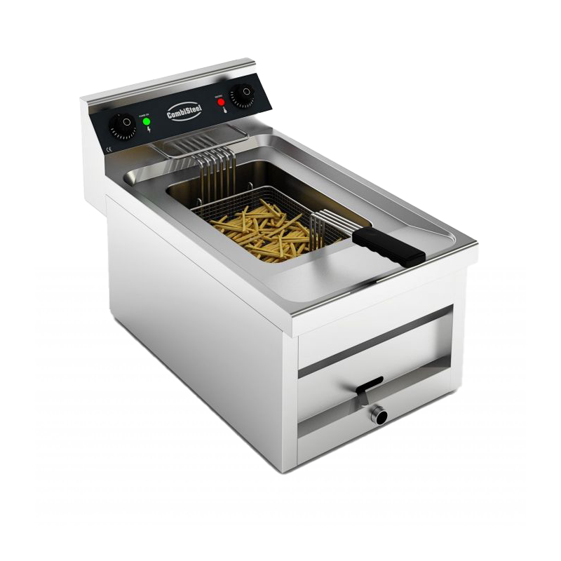 FRITEUSE POSABLE ÉLECTRIQUE 1X12L 6KW - 400x700x328 mm