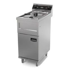 Friteuse professionnelle électrique sur coffre robinet de vidange - 12 litres - 9 kW