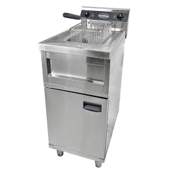 Friteuse professionnelle électrique sur coffre robinet de vidange - 12 litres - 9 kW