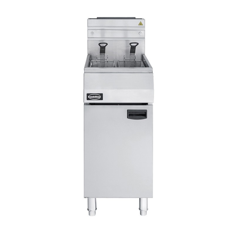 Friteuse professionnelle gaz (propane) sur coffre - 21 litres - Combisteel