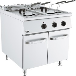 Friteuse professionnelle électrique sur coffre - 2 x 22 litres - Prof 900 - Combisteel