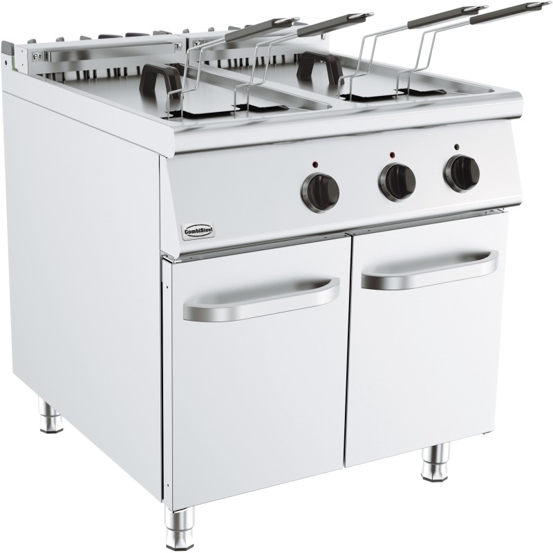 Friteuse professionnelle électrique sur coffre - 2 x 22 litres - Prof 900 - Combisteel