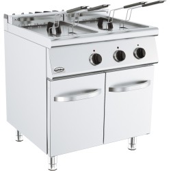 Friteuse professionnelle électrique sur coffre - 2 x 18 litres - Prof 700 - Combisteel