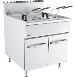 Friteuse professionnelle gaz sur coffre - 2 x 19 litres - Prof 900 - Combisteel